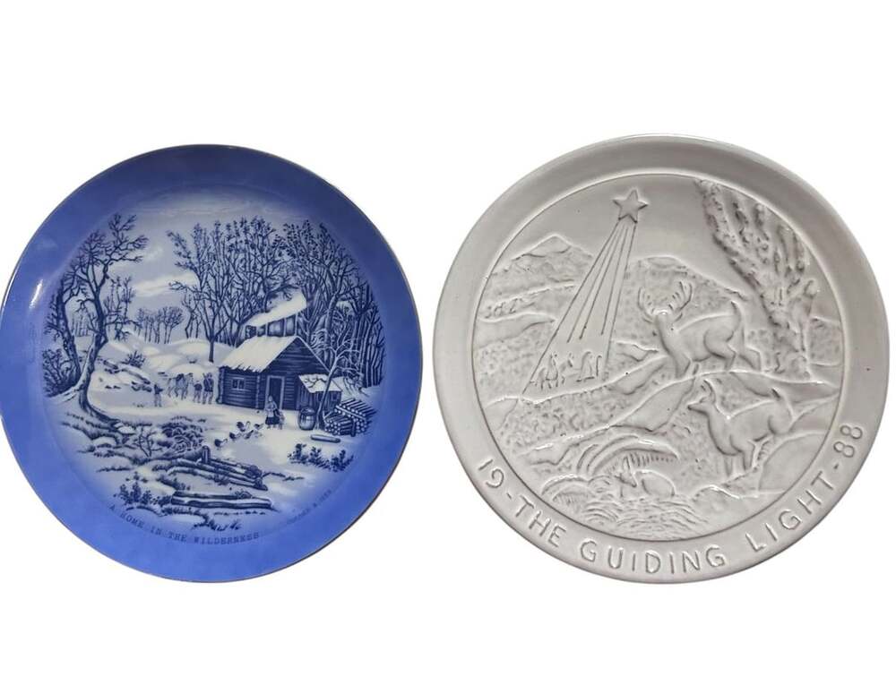 Frankoma 1988 The Guiding Light Christmas Collector Plate